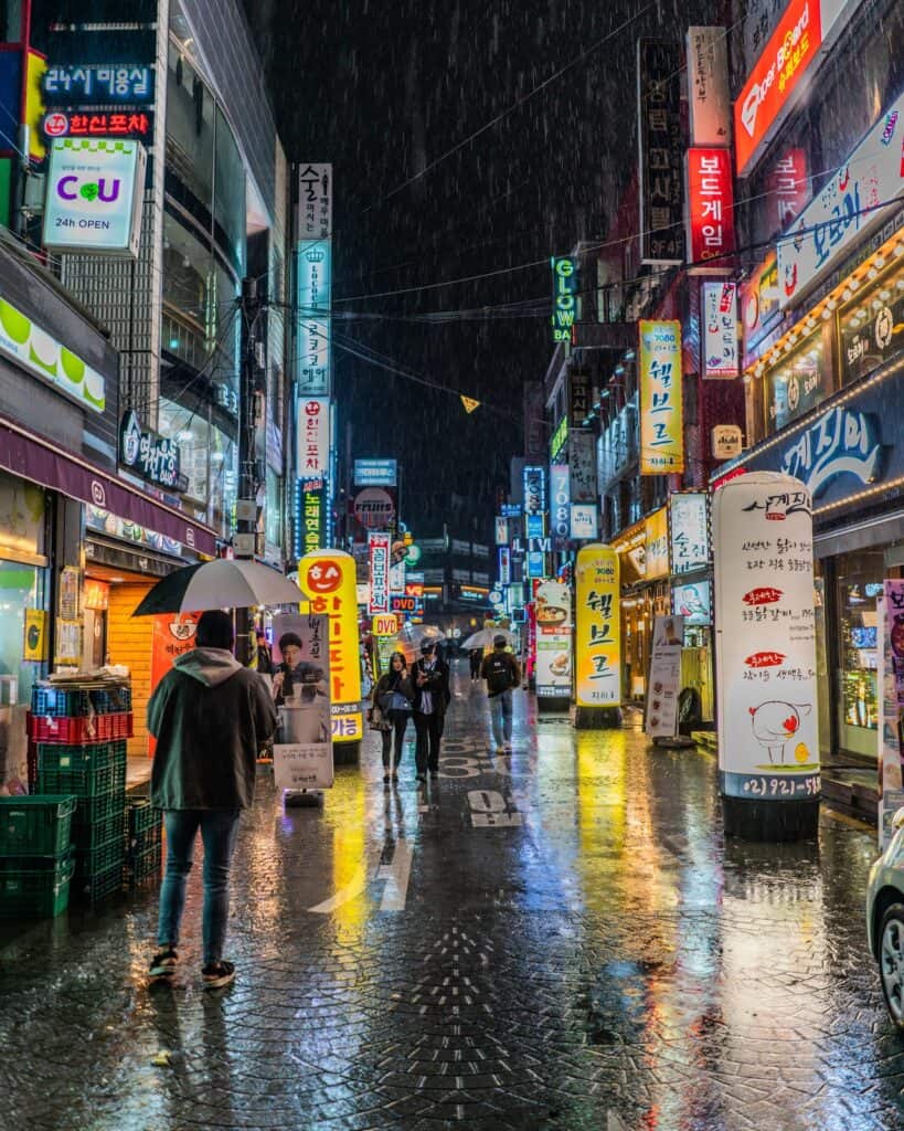 A street in a city