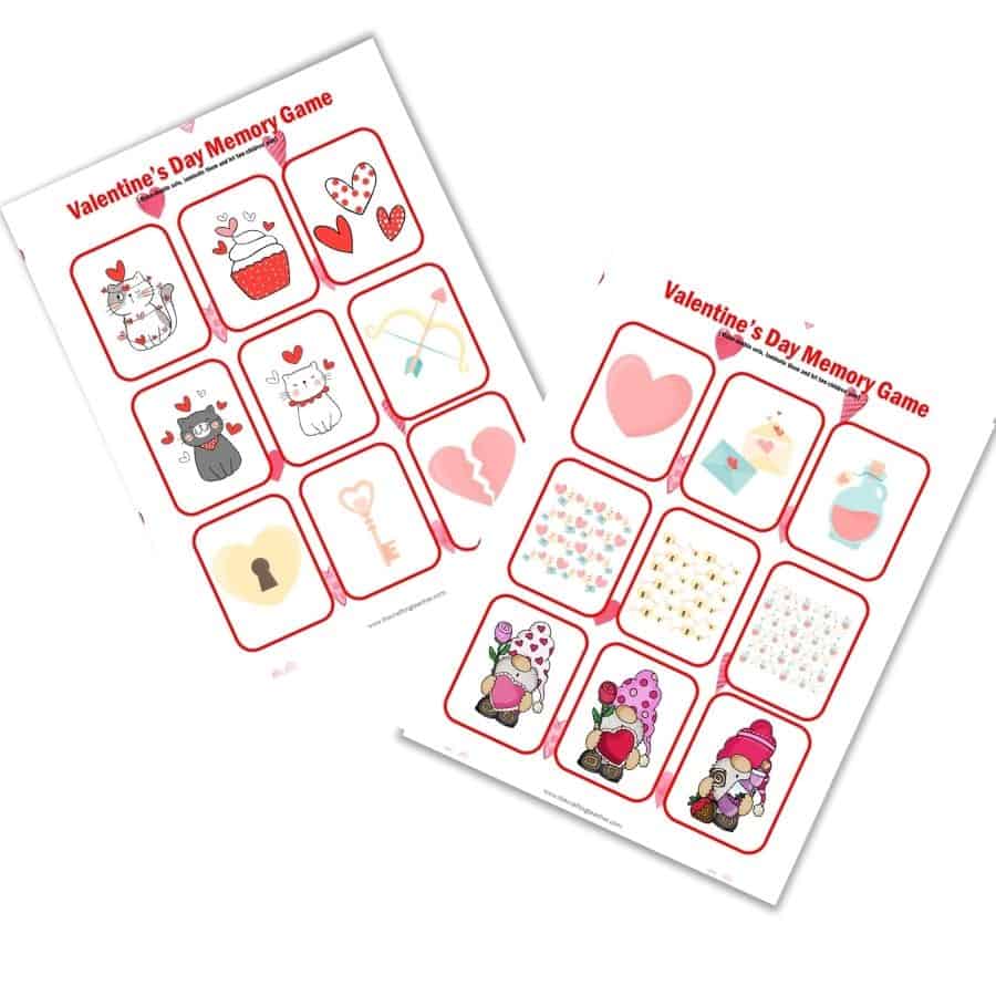 Valentine's Day Memory Game