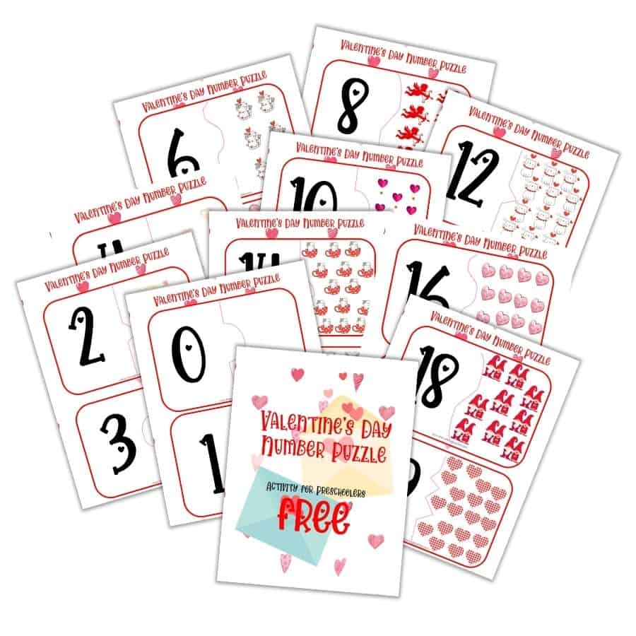 Valentine's Day Number Puzzles