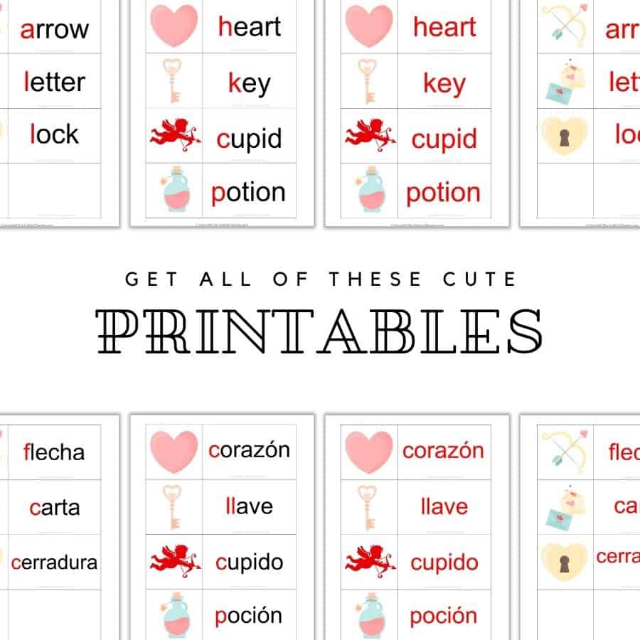 Valentine's Day Word Wall Cards