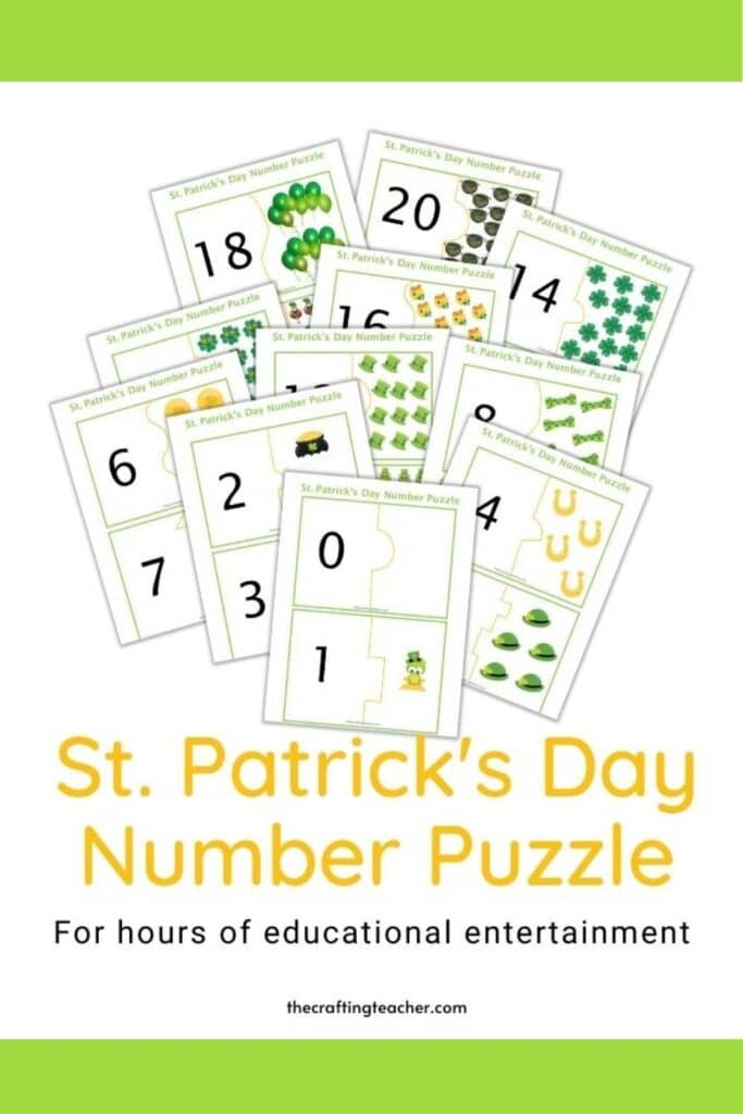 St. Patrick's Day Number Puzzle 