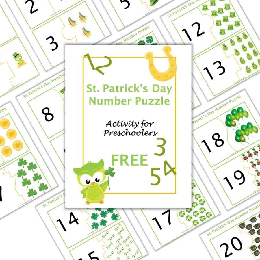 St. Patrick's Day Number Puzzles