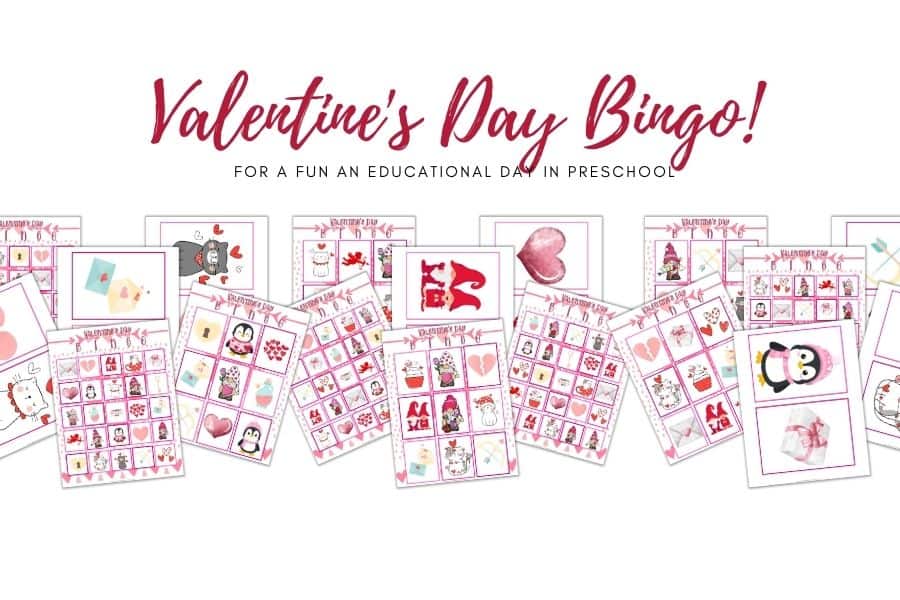 Valentine's Day Bingo - horizontal