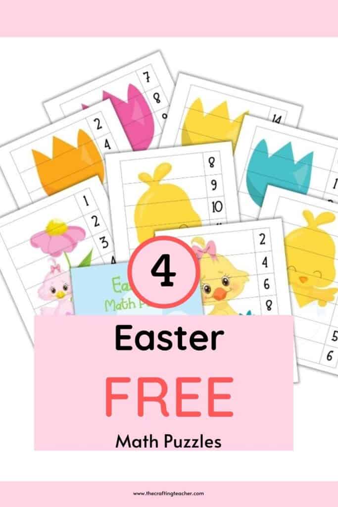 Easter Math Puzzle activities