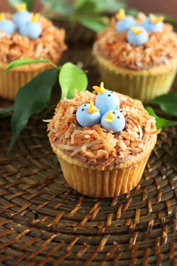 Birds nest cupcakes by Cooking Classy