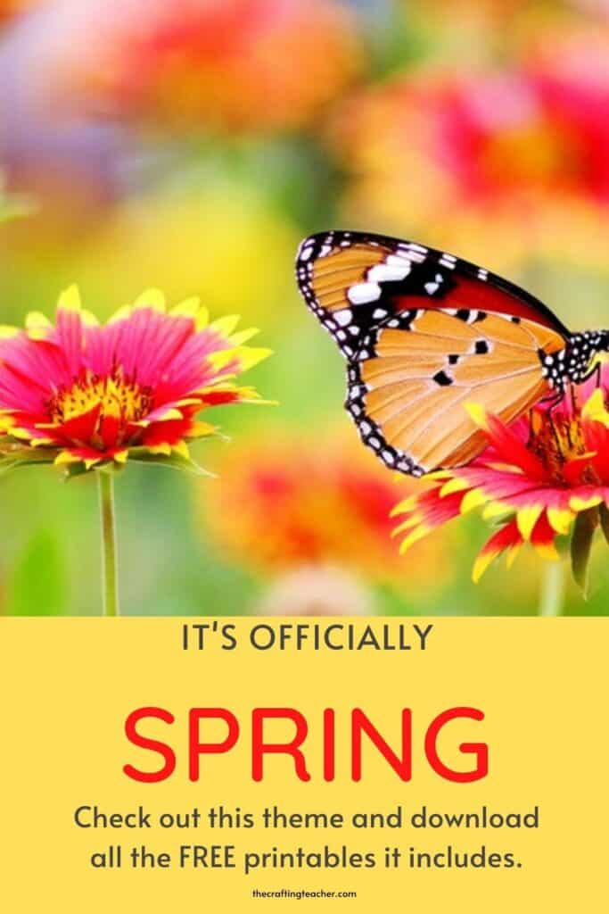 Spring Theme and Centers for Preschoolers