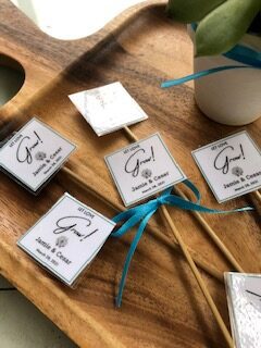 Tags for Succulent Wedding Favors