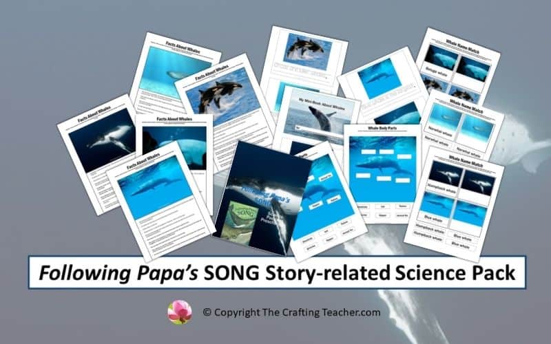 Following Papa's SONG Story-related Science Pack for Preschoolers