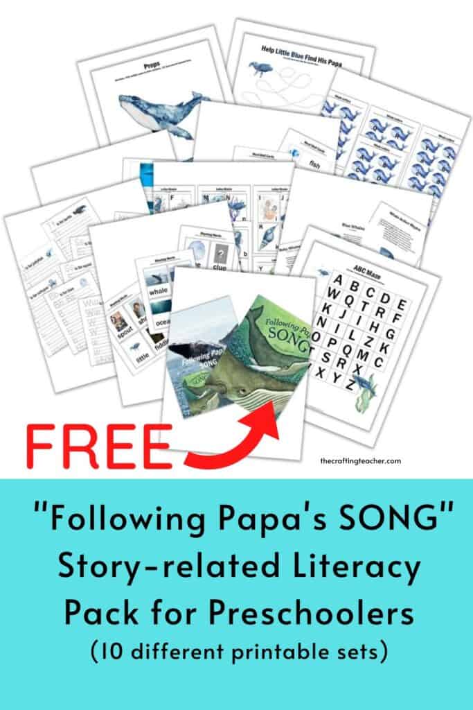 Following Papa's Song Literacy Pack