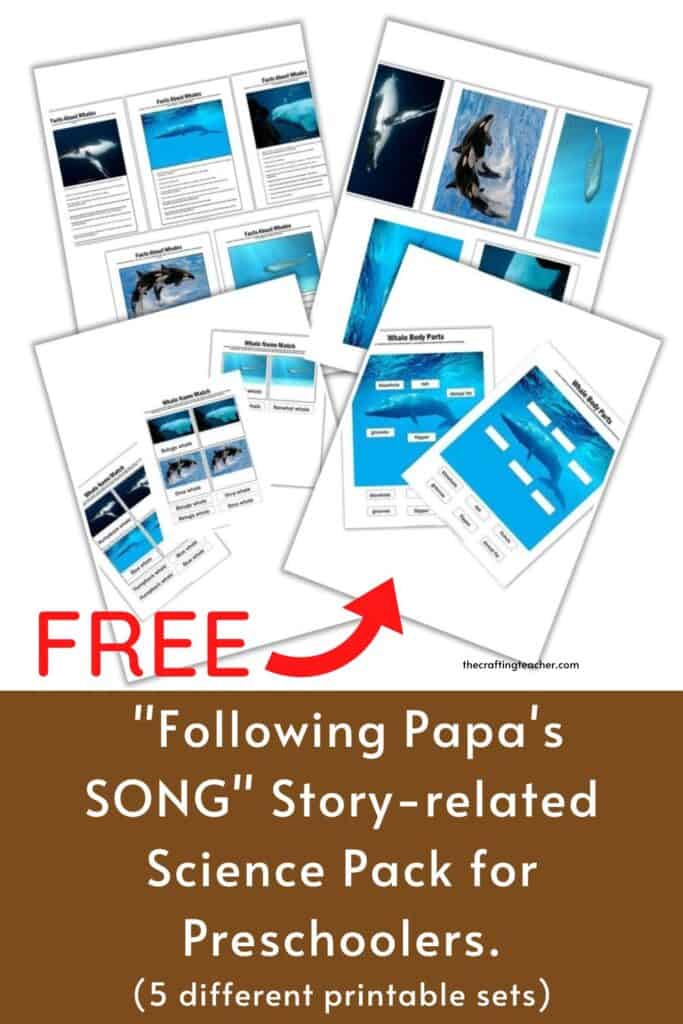 Following Papa's SONG Literacy Pack for Preschoolers