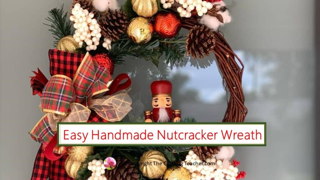 Easy Handmade Nutcracker Wreath