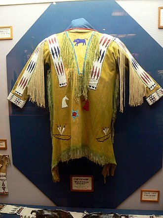 Photo of Cheyenne Shirt taken from Wikipedia - originally from Woolaroc