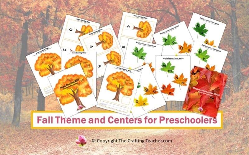 Fall Theme and Centers for Preschoolers