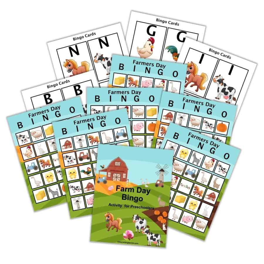 Farmers Bingo Game - simpler version