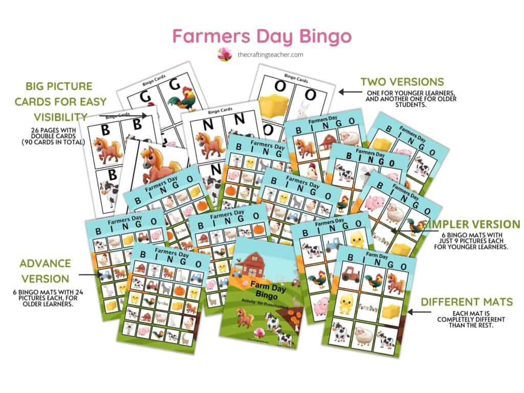 Farmers Day Bingo