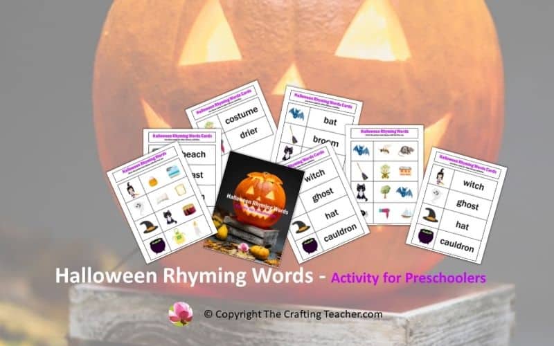 Halloween Rhyming Words for Preschoolers