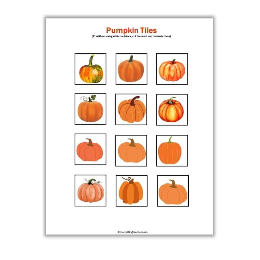 Pumpkin tiles