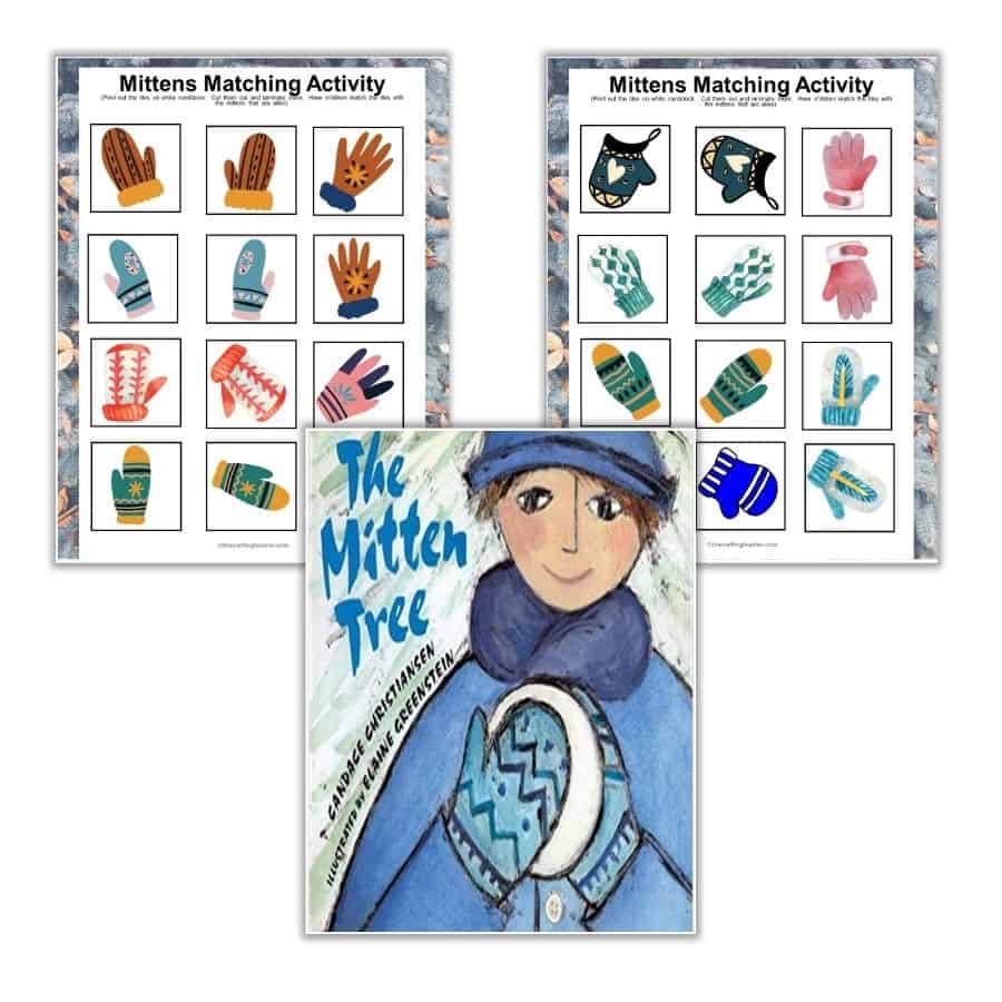 The Mitten Tree Matching Activity