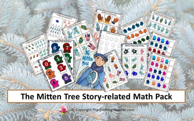The Mitten Tree Story-related Math Activities for Preschoolers