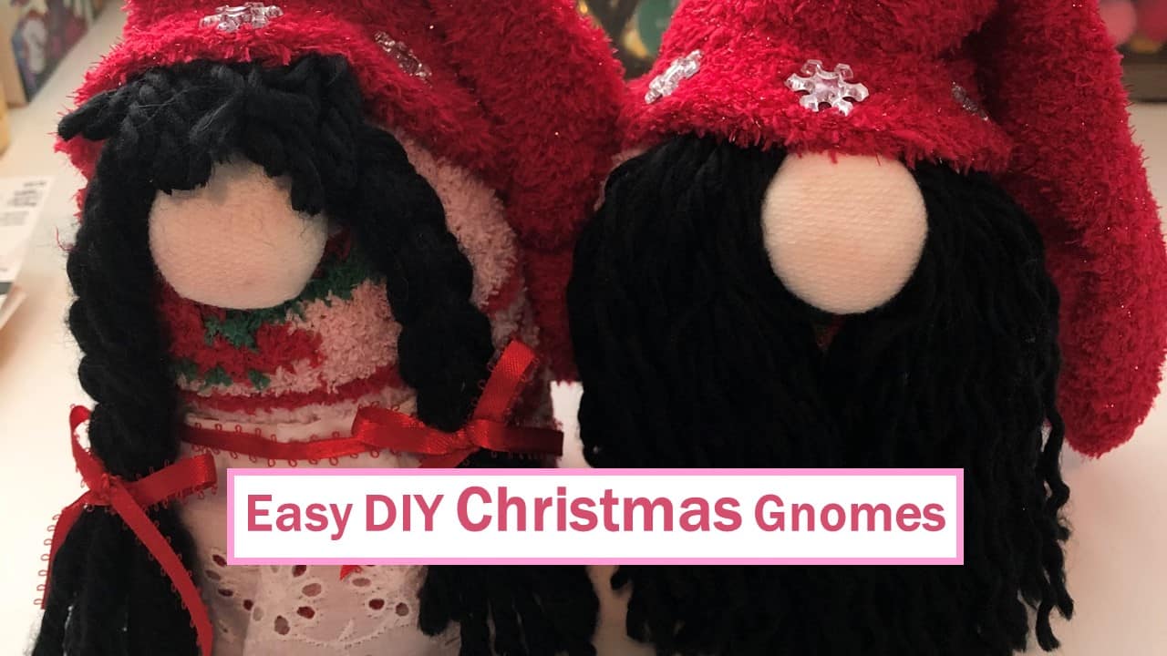 Easy DIY Christmas Gnomes - The Crafting Teacher