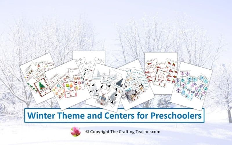 Winter Theme and Centers for Preschoolers