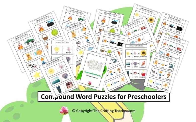 Compound Word Puzzles for Preschoolers
