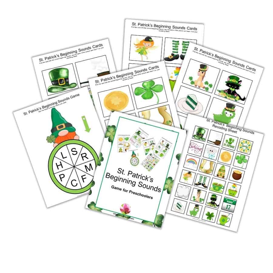 St. Patrick's Beginning Sounds Game