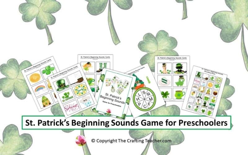 St. Patrick's Beginning Sounds Game for Preschoolers