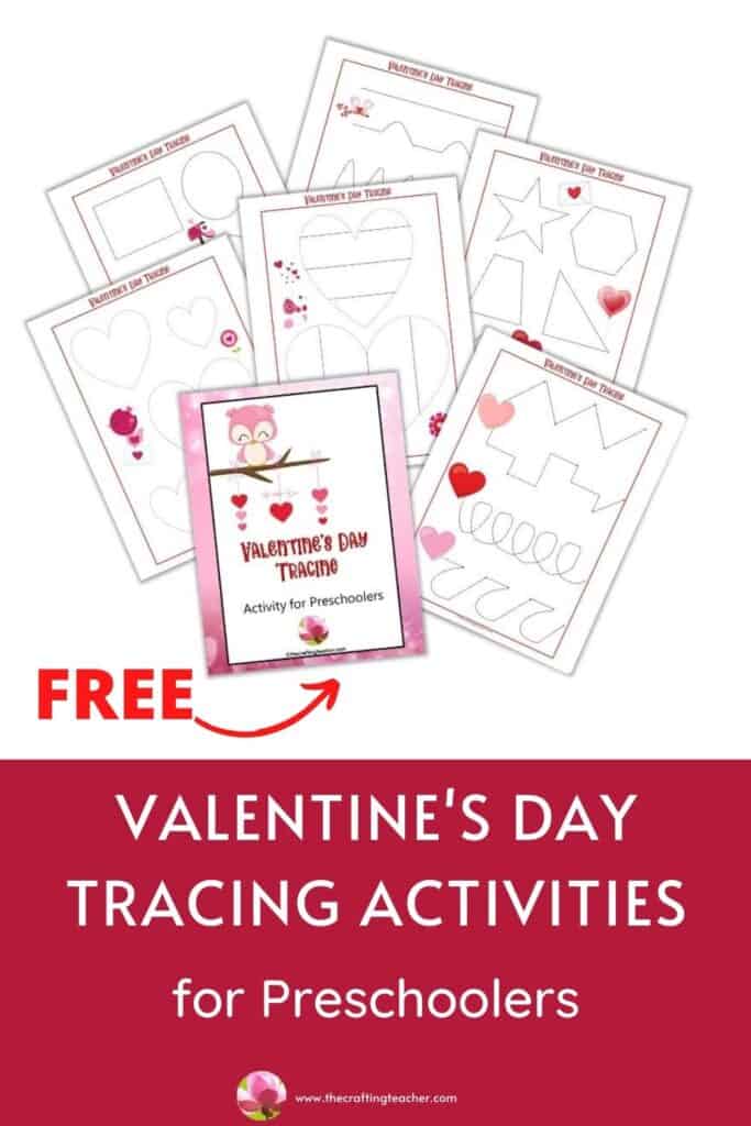 Valentine's Day Tracing Activities for Preschoolers - Pinterest