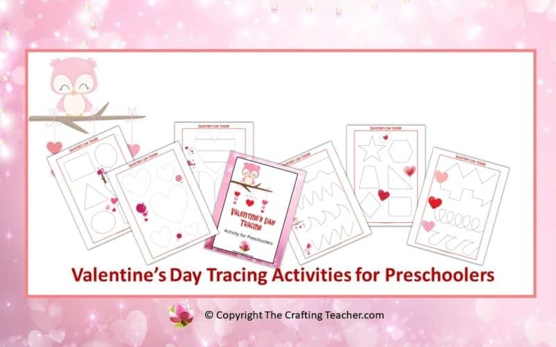 Valentine's Day Tracing Activities for Preschoolers