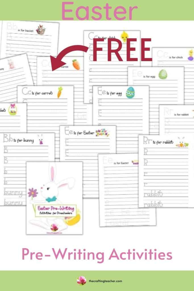 Easter Pre-Writing Activities
