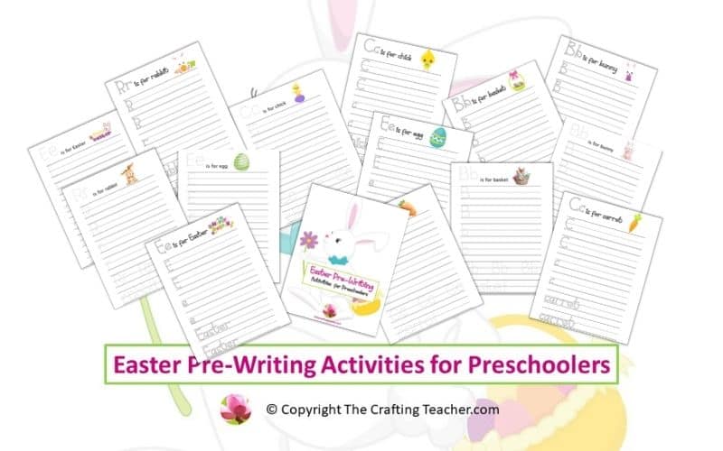 Easter Pre-Writing Activities for Preschoolers