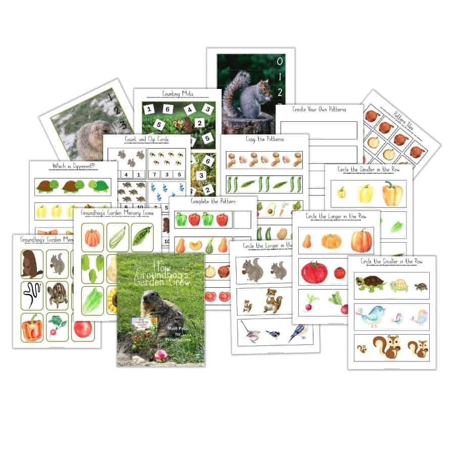 How Groundhog's Garden Grew Math Pack