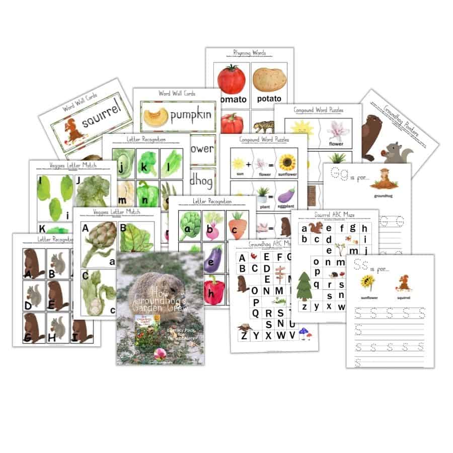 How Groundhog's Garden Grew Literacy Pack