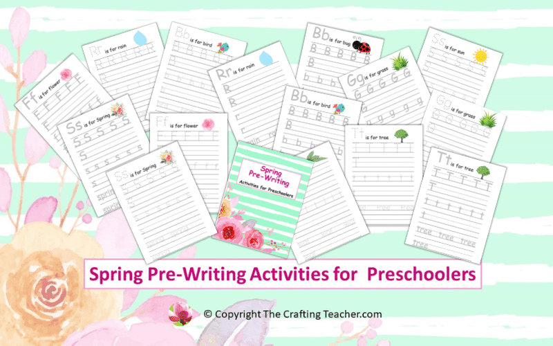 Spring Pre-Writing Activities for Preschoolers