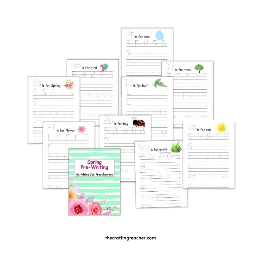 Spring Pre-Writing Activities (version #2)