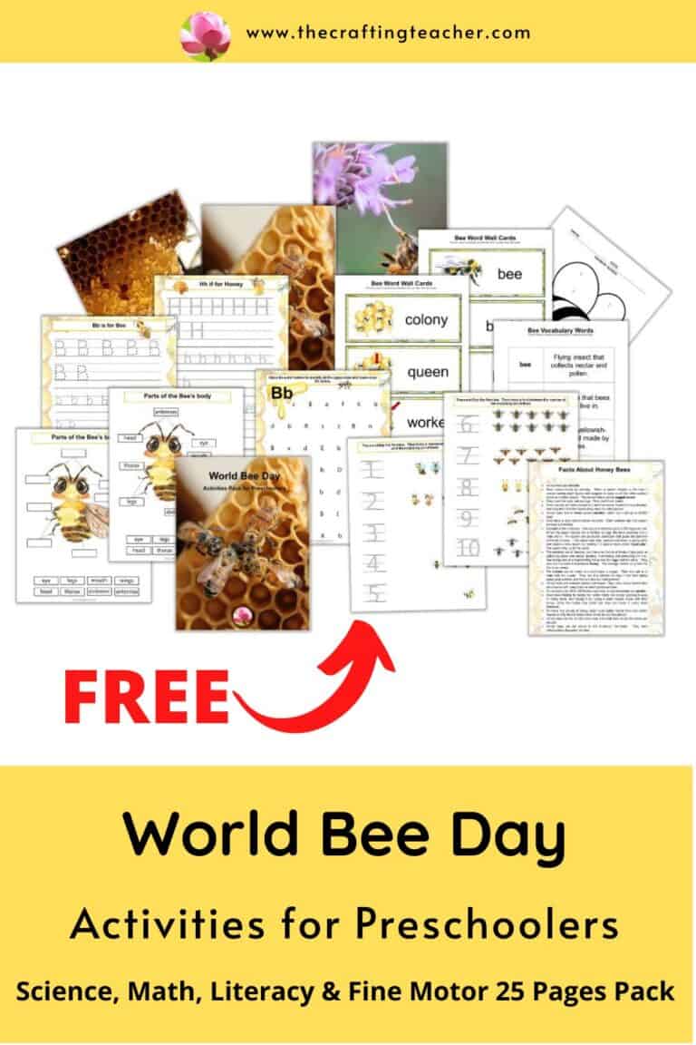 Celebrating World Bee Day With Preschoolers - The Crafting Teacher