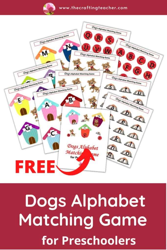 Dogs Alphabet Matching for Preschoolers