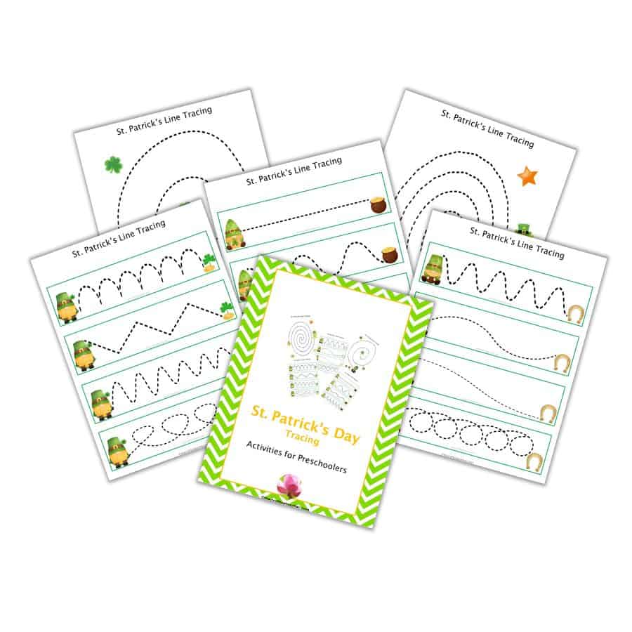 St. Patrick's Day Tracing for Preschoolers