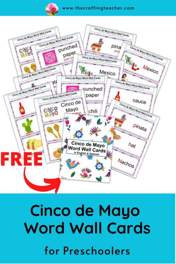 Cinco de Mayo Word Wall Cards 