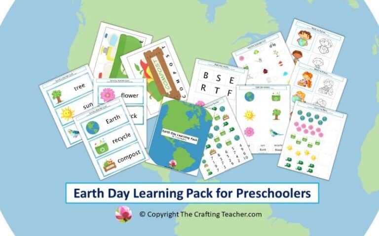 Earth Day Learning Pack for Preschoolers