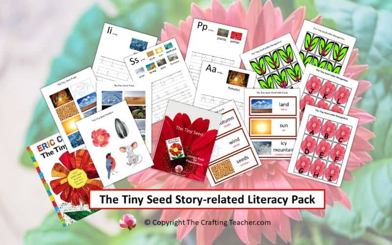 The Tiny Seed Story-related Literacy Pack for Preschoolers