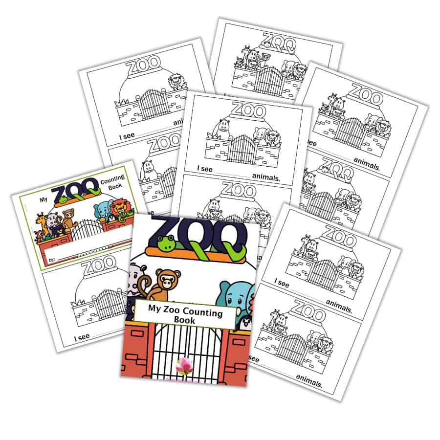 Zoo Counting Book for Preschoolers 