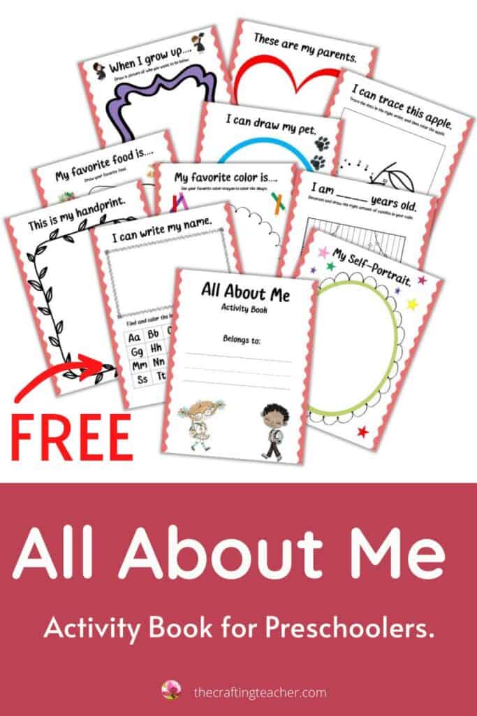 All About Me Activity Book for Preschoolers 