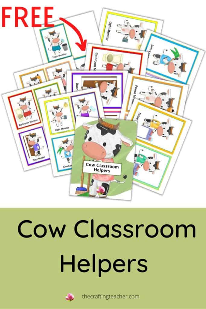 Cow Classroom Helpers 