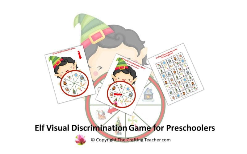 Elf Visual Discrimination Game for Preschoolers