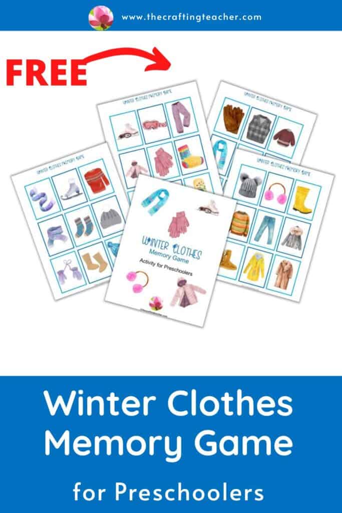 Winter Clothes Memory Game