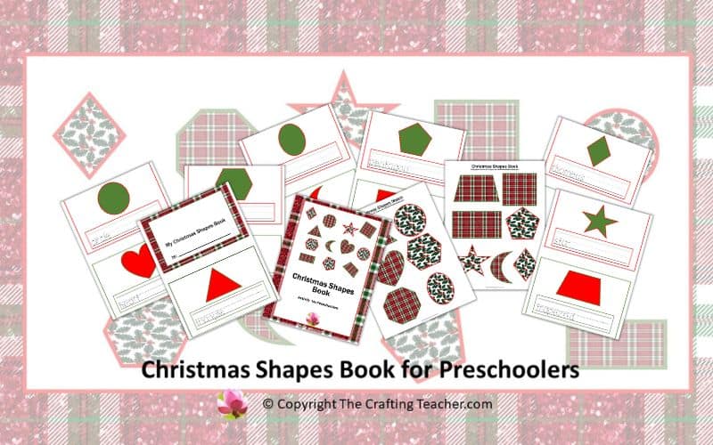 Christmas Shapes Book for Preschoolers