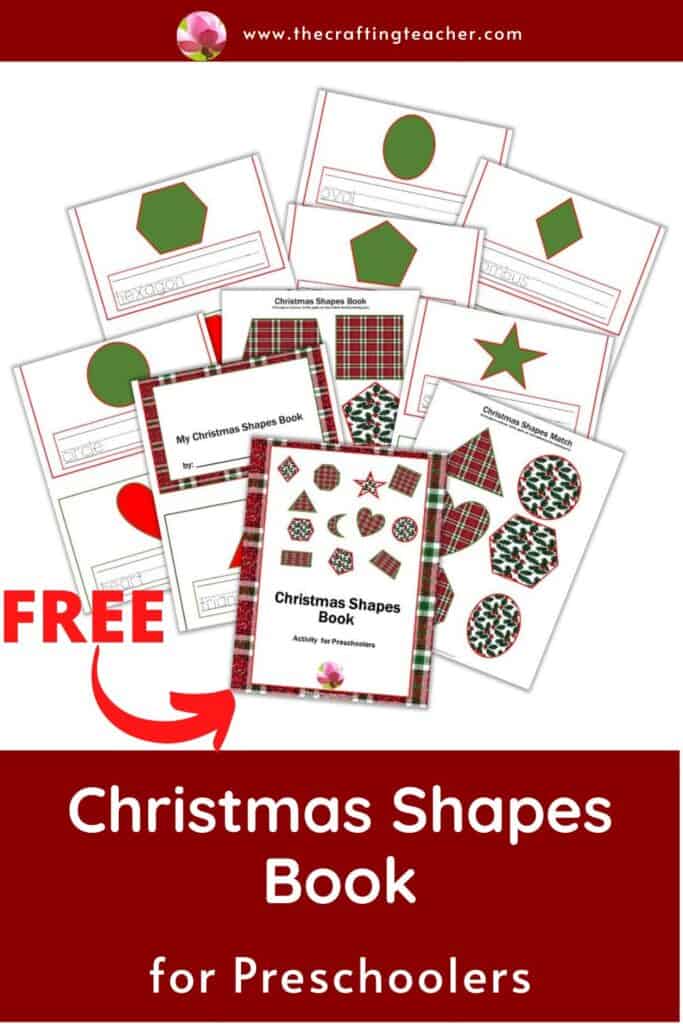 Christmas Shapes Book for Preschoolers