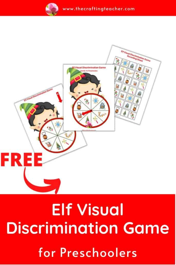 Elf Visual Discrimination Game for Preschoolers 